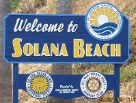 Welcome to Solana Beach Sign
