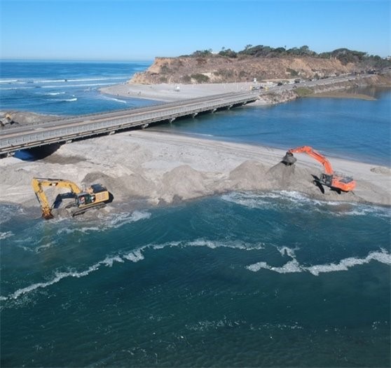 San Dieguito River Channel Excavation