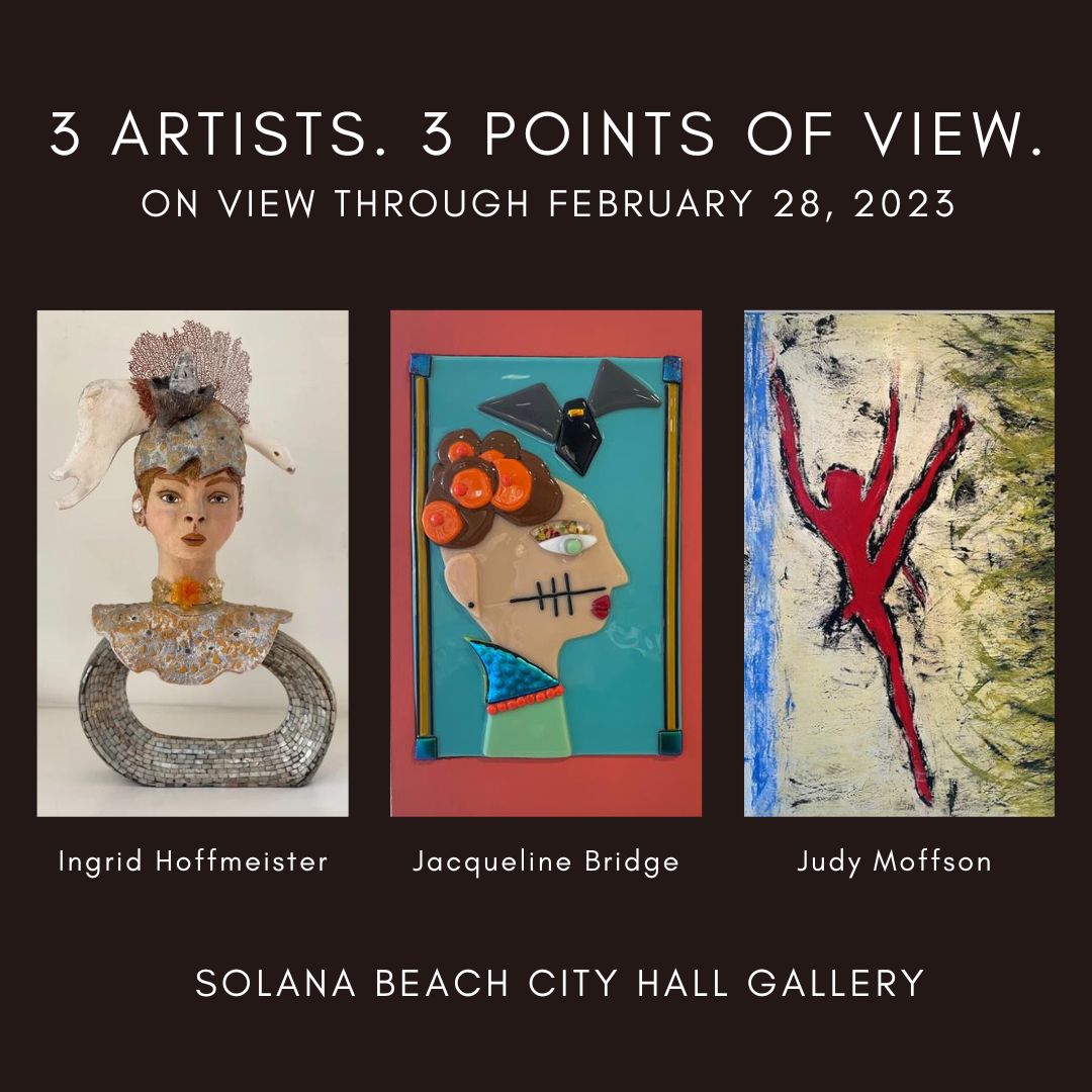 City Hall Gallery Reception: "3 Artists. 3 Points of View."