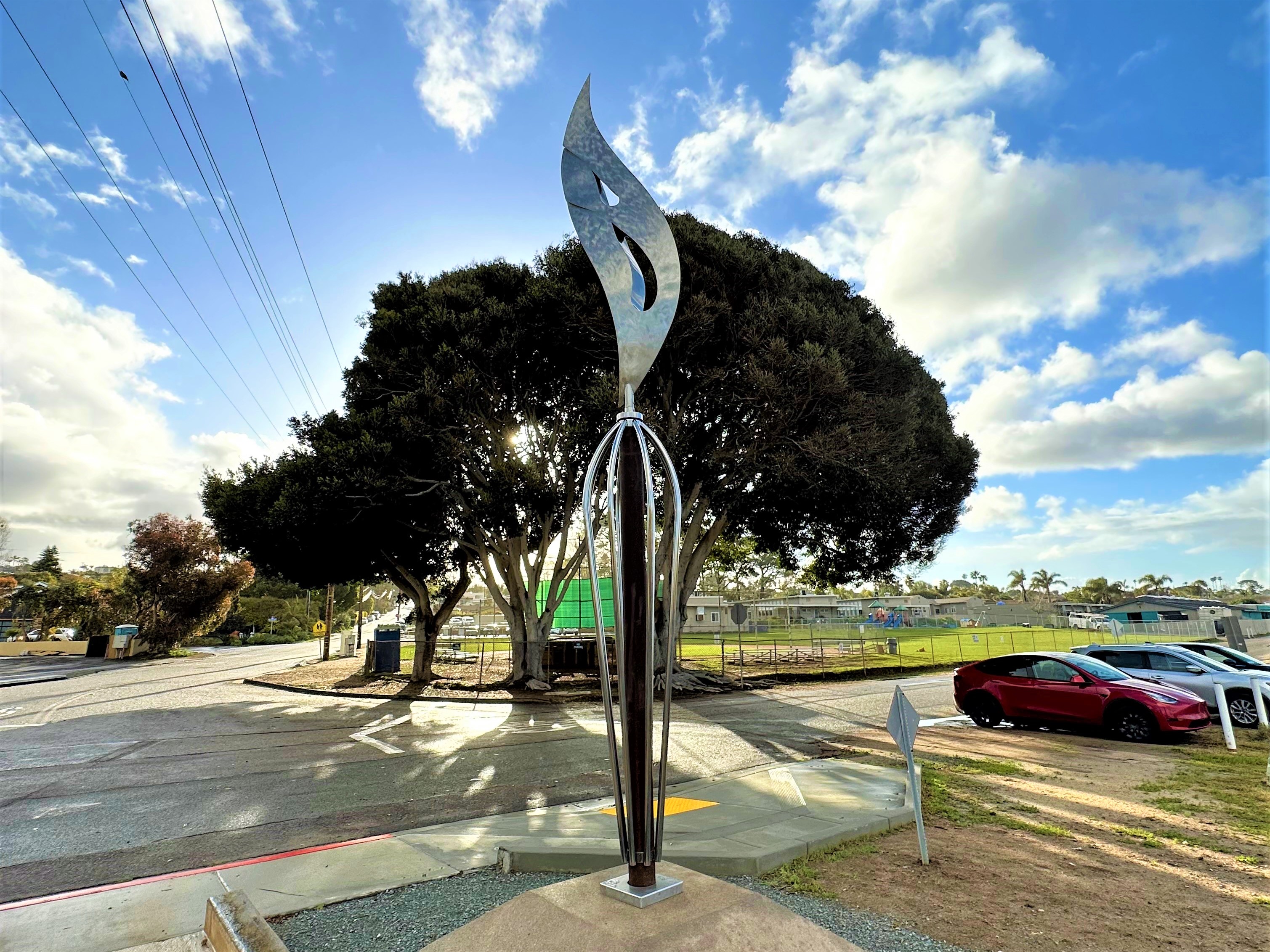 Public Art Piece Pinion Restoration Completed!