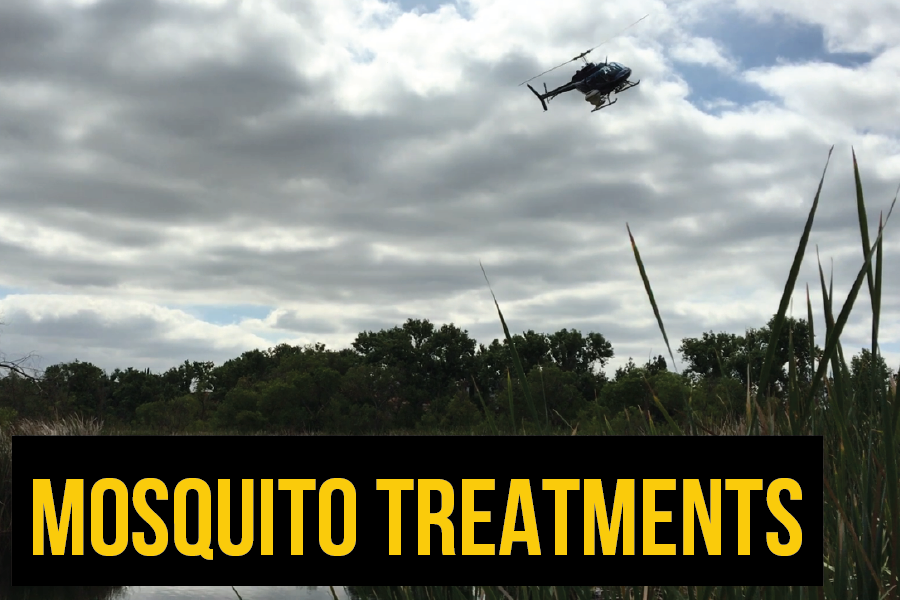 Upcoming Aerial Larvicide Application