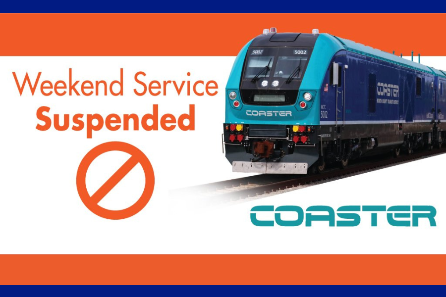 Coastal Rail Service Suspended September 20-21