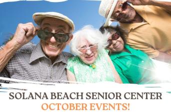 Solana Beach Senior Center October Events