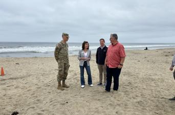 Rep. Mike Levin Unveils Completion of Encinitas-Solana Beach Sand Replenishment & Storm Damage Reduction Project